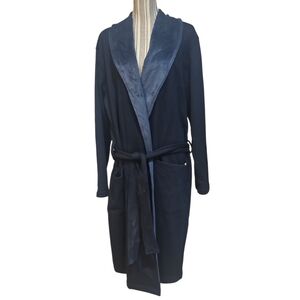 UGG Unisex Blue Navy Duffield Robe Size M/L